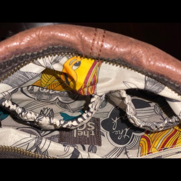 The Sak Iris Brown Leather & Suede Crossbody Bag. - Picture 7 of 7